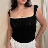 Bxoxo Casual Solid Color Women Sleeveless Camisole Tops Streetweawr vintage aesthetic Y2K Hip-Hop Rock Fashion All-match Chic Crop Top